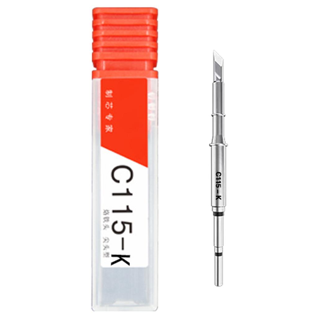 Наконечник паяльника C210 C115 Наконечник паяльника для GVM T210 GVM T115 Профессиональная паяльная станция Сварочные принадлежности