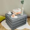 Creative Deco Набор из 3 шт. Серый Деревянный Ящик 50 x 40 x 30 см | Деревянный Ящик для Хранения | Винтажный Деревянный Ящик | Деревянный Ящик