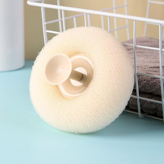 Подсолнух Присоска Губка для ванны Глубокое отшелушивание Массаж Уход за кожей Губка для ванны Пенообразователь для геля для душа