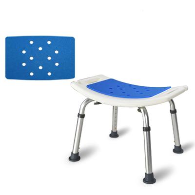 Медицинское сиденье для ванны для пожилых людей без спинки, регулируемое по высоте, нескользящее сиденье, табурет для беременных для инвалидов, для душа