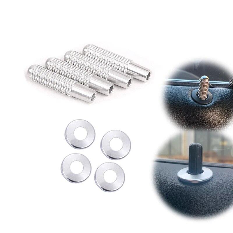 Car Modified Door Bolt Lock Pin Cover For Mercedes Benz C W205 C63 GLC X253 Coupe C292 Amg E W213 Class Accessories