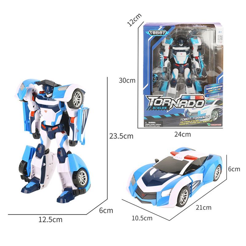 Новейший большой ABS Tobot Transformation Robot Toys Korea Cartoon Brothers Anime Tobot Deformation Car Bulldozer Toys для ребенка в подарок