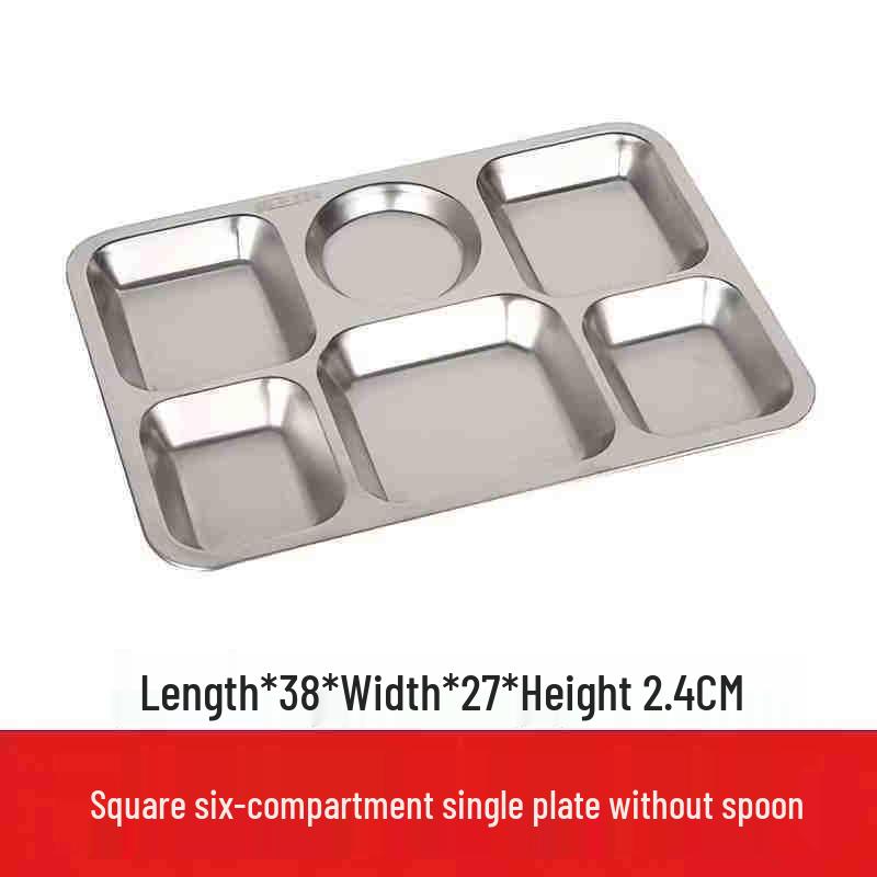 OEING Stainless Steel Compartmented Lunch Tray
