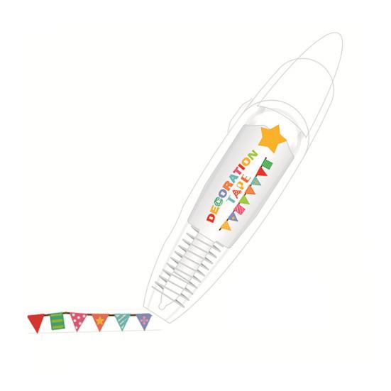 Бесконечная декоративная ручка Мультяшные животные Пресс-типа Кружева Корректирующая лента DIY Скрапбукинг Дневник Декоративная ручка