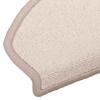 Self Adhesive Stair Protectors 15 pcs Taupe 80 x 24.5 x 3.5 cm