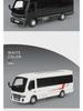 Игрушечная модель автобуса из сплава в масштабе 1/32 со звуком и светом - инерционный механизм, украшение для торта 