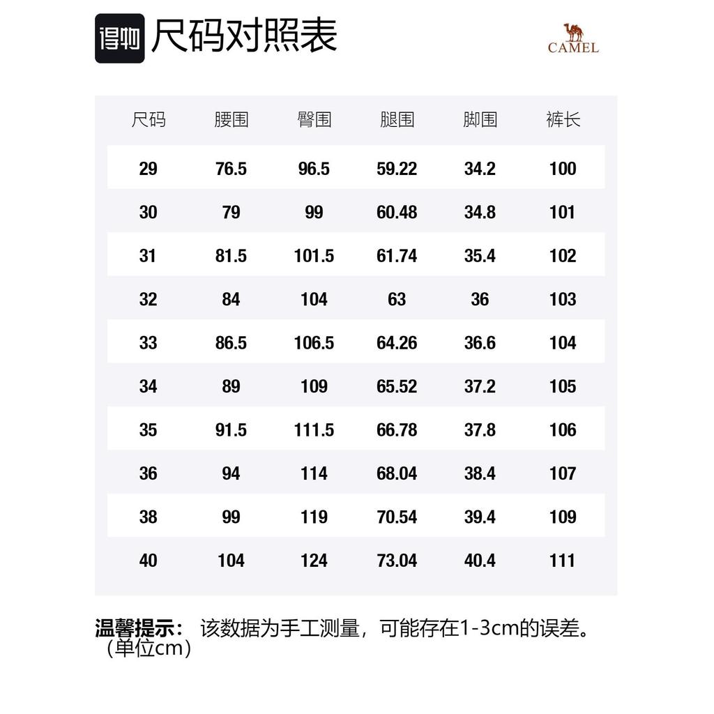 Camel Джинсы серии Urban Function Мужские умеренно прямые брюки M13CAJB094