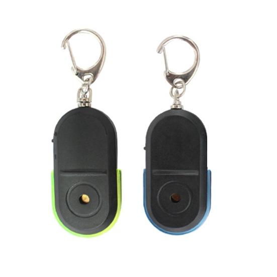2/3 шт. Поиск ключей Голосовое управление Оборудование против потери с активацией свистом Светодиодный свет Маленький легкий трекер ключей Брелок для кошелька