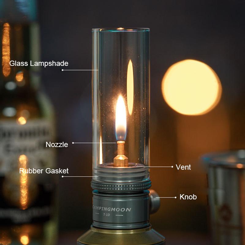 Портативный газовый фонарь для кемпинга, свеча, фонарь для палатки, похода, пикника, рыбалки