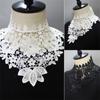 1Pcs Women False Collar Lace Collar Detachable Lapel Choker Necklace Shirt Cloak Fake Collar