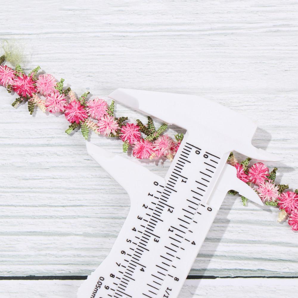 Аксессуары Свадебное платье Полиэстер Вышитые ленты Тканевая отделка Водорастворимая цветочная кружевная отделка