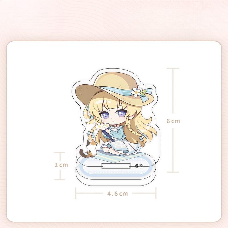 Waves Wuthering Chinese Game Peripherals Full Acrylic Stand Collectible Desk Ornaments Creative Birthday Gifts For Friends Toy
