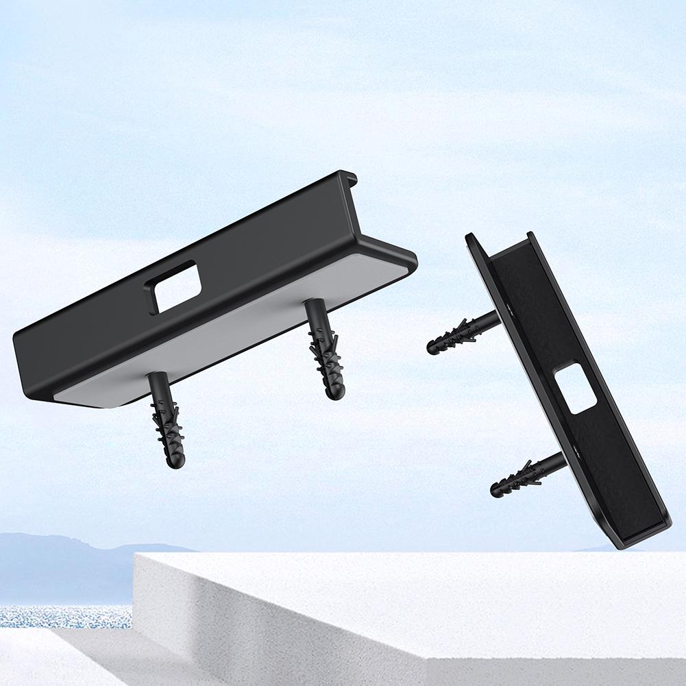 2 Pcs Universal Wall Mounted Tablet Stand Holder Fixed by Adhesive/Screw Tablet Wall Mount for iPad/iPhone 15 14/Kindle E-Reader