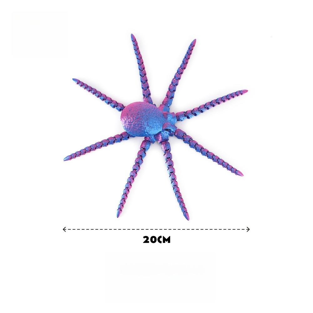 3D Печать Фигурки Осьминога Игрушки Многосуставные Подвижные Симуляция Глаз Игрушка-антистресс Модель Животного Настольный Фестиваль Вечеринка Подарок для Детей