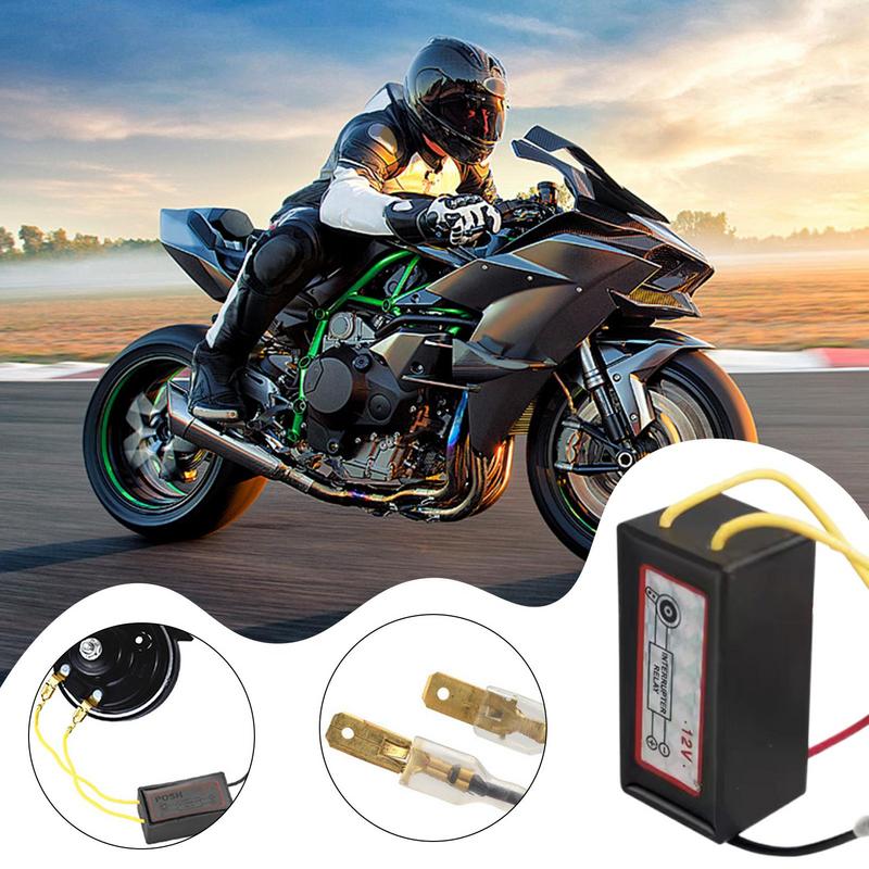Relay 12V 12 Volt Horn Wiring Harness Relay LED Turn Signal Relay Flasher Relay Horn Splitter Converter Motorcycle Modification