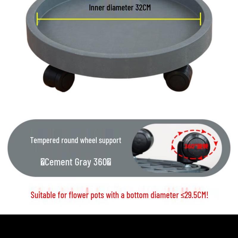 Rolling Plant Pot Dolly with Wheels