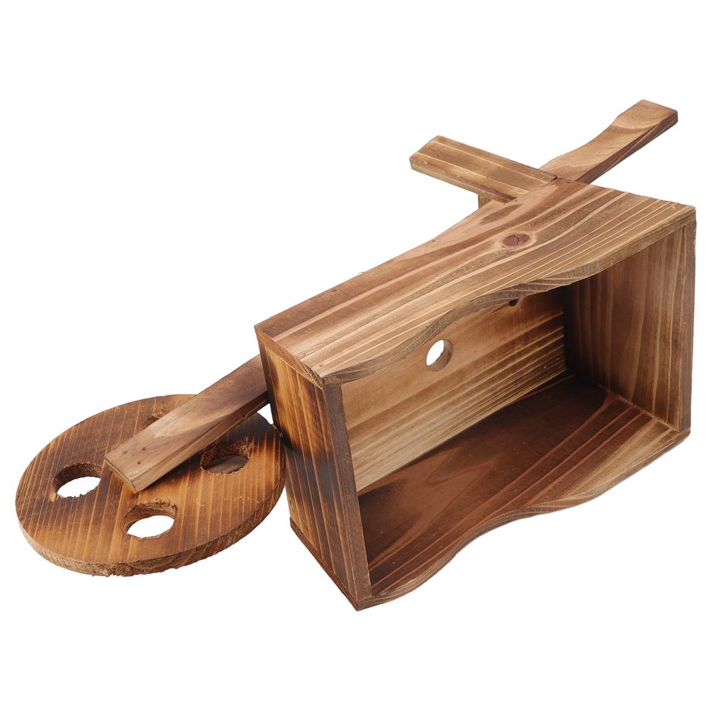 Цветочный горшок деревянная тележка инновационная суккулентная тачка цветочный горшок для украшения двора дома