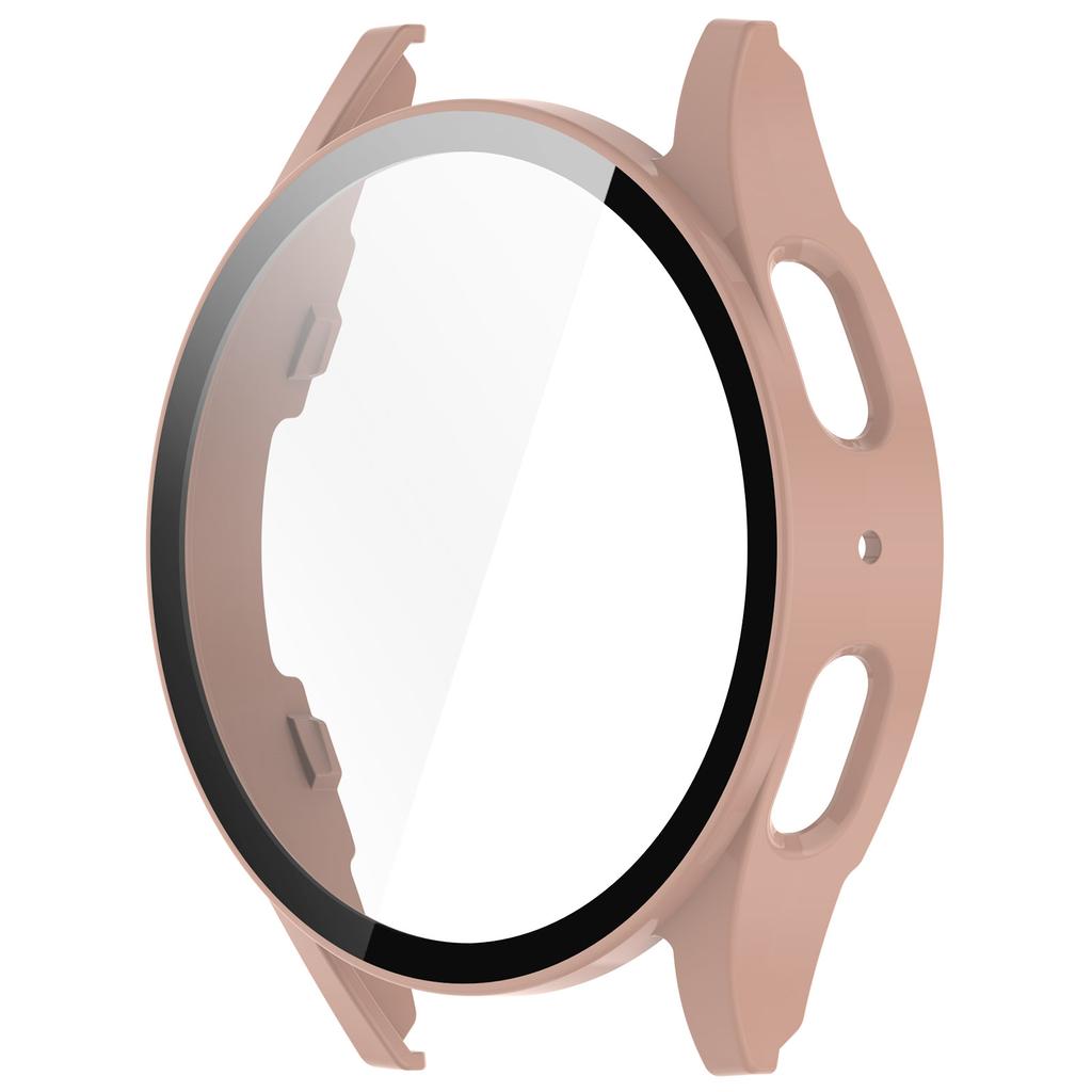 Защитный чехол 2 в 1 для ПК для Samsung Galaxy Watch7 44 мм 40 мм, чехол-накладка со стеклянной защитной пленкой для экрана, жесткий бампер-рамка + пленка