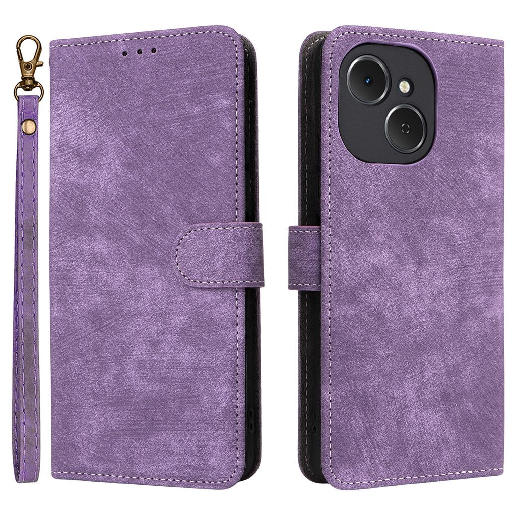 For TECNO Spark 40C Case Wallet RFID Blocking PU Leather Phone Cover Stand with Strap