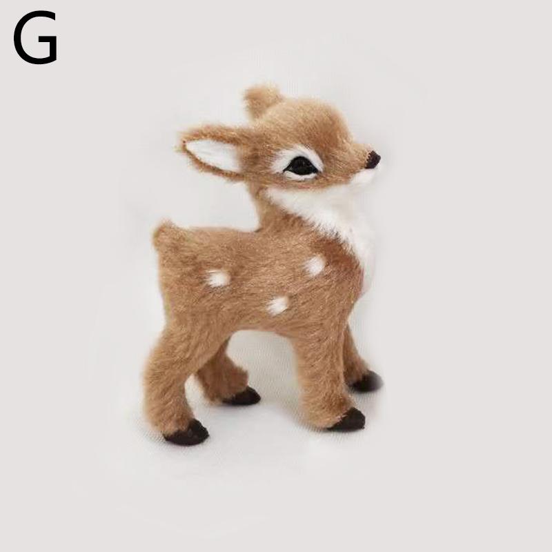 1 шт. садовый пейзаж миниатюрный реалистичный олень милый ПВХ садовый декор украшения фигурка куклы домашний подарок