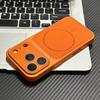 Official Leather Magnetic Phone Case for iPhone 17 11 12 13 14 15 16 Pro Max Magsafe Wireless Charge Protector Cover