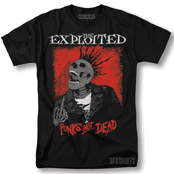 The Exploited Shirt Punk Rock Merch Concert Tour Vintage Graphic T-Shirt