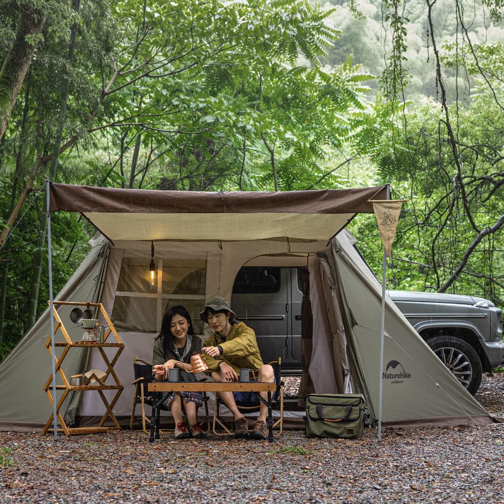 Палатка Naturehike One Touch для людей, парковая палатка для кемпинга, простая установка, защита от ультрафиолета, отдельно стоящая, двухслойная, водостойкая, ПУ 2 спереди