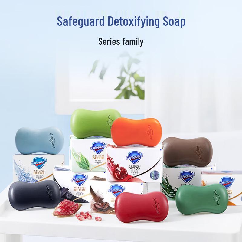 Очищающее мыло-брусок с маслом чайного дерева Safeguard (6 x 108г)