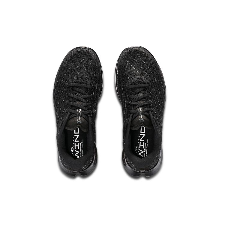 Under Armour Flow Velociti Wind Comfortable Trendy Versatile Fabric Low-Top Casual Running Shoes Women Sneaker Black 3025222-001