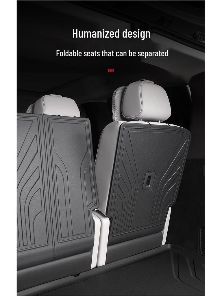 Идеальный МЕГА Коврик в багажник и Защитник спинки сиденья третьего ряда - Автоаксессуар из ТПЭ