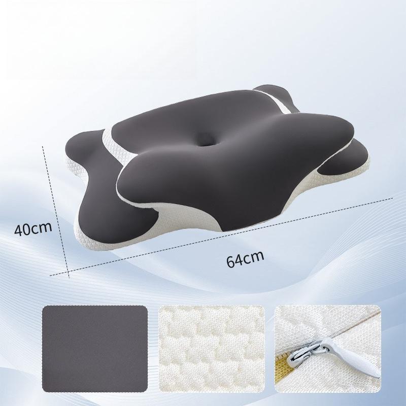 Ergonomic Memory Foam Pillow for Neck Pain Relief, Slow Rebound Orthopedic Cervical Pillow, Hypoallergenic Bed Pillows for Side