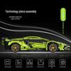 1:14 Строительных блоков Спортивный автомобиль Зеленый Бык: Радиоуправляемая игрушечная супермашина для мальчиков