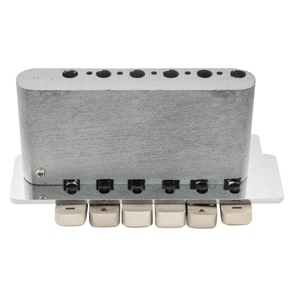 Wilkinson Individual Saddle Full Block ST Guitar Tremolo Unit Bridge для Fender Strat с 2 хромированными 10,5-миллиметровыми вставными рычагами Squier/Mexican,