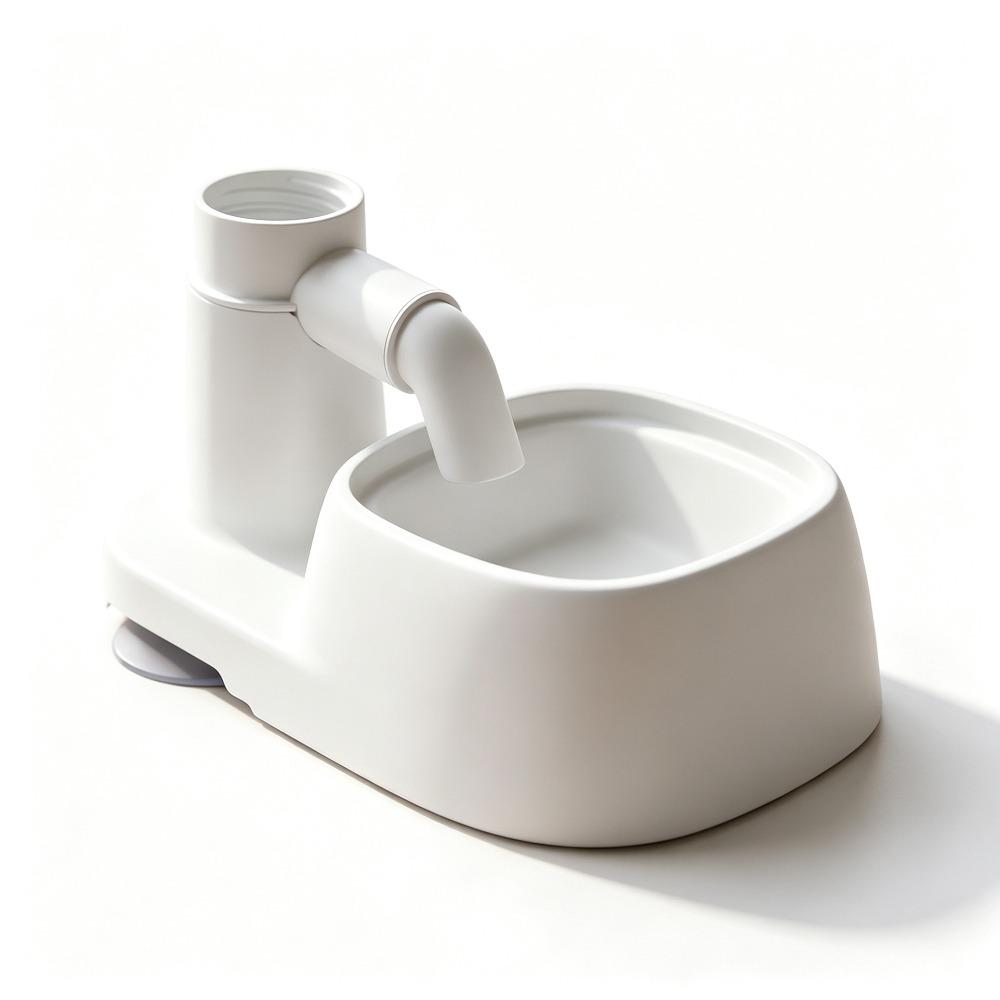 Anti-Wet Mouth Gravity Cat Water Dispenser Prevent Black Chin Cat Drinking Fountain Living Room