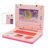 Kids Laptop Sound Music High Simulation Educational Learning Computer for Children English Pink