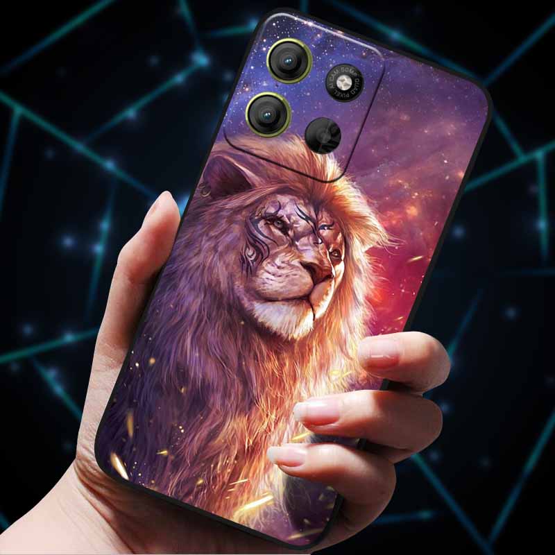 For Moto G15 4G Case Painted Cats Soft Silicone Lovely Back Case for Motorola Moto G15 Power G 15 Phone Cover MotoG15 etui Funda