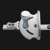 Universal Table Saw Miter Gauge Assembly Aluminum Angle Push Ruler Quick Positioning with 27 Angle