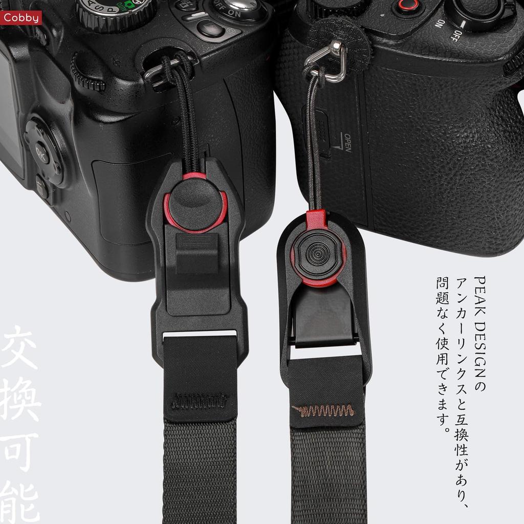 Ремешок для камеры, ремешок для камеры на запястье, магнитная пряжка, якорный дизайн, якорные звенья для сменных [Cobby] зеркальных/беззеркальных камер (синий)