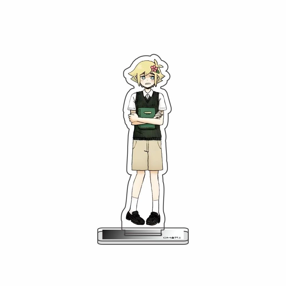 Игра Omori 10 см Акриловая фигурка SUNNY HERO KEL BASIL Стоячая модель Настольное украшение Коллекция фанатов Подарок Брелок