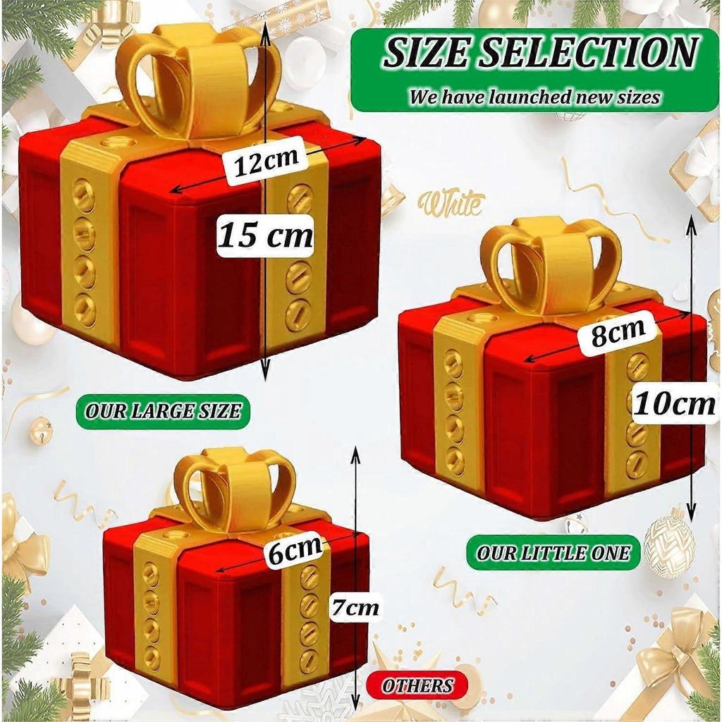 Annoying Gift Box with Screws, Large The Annoying Present Box, 3D Printed Gift