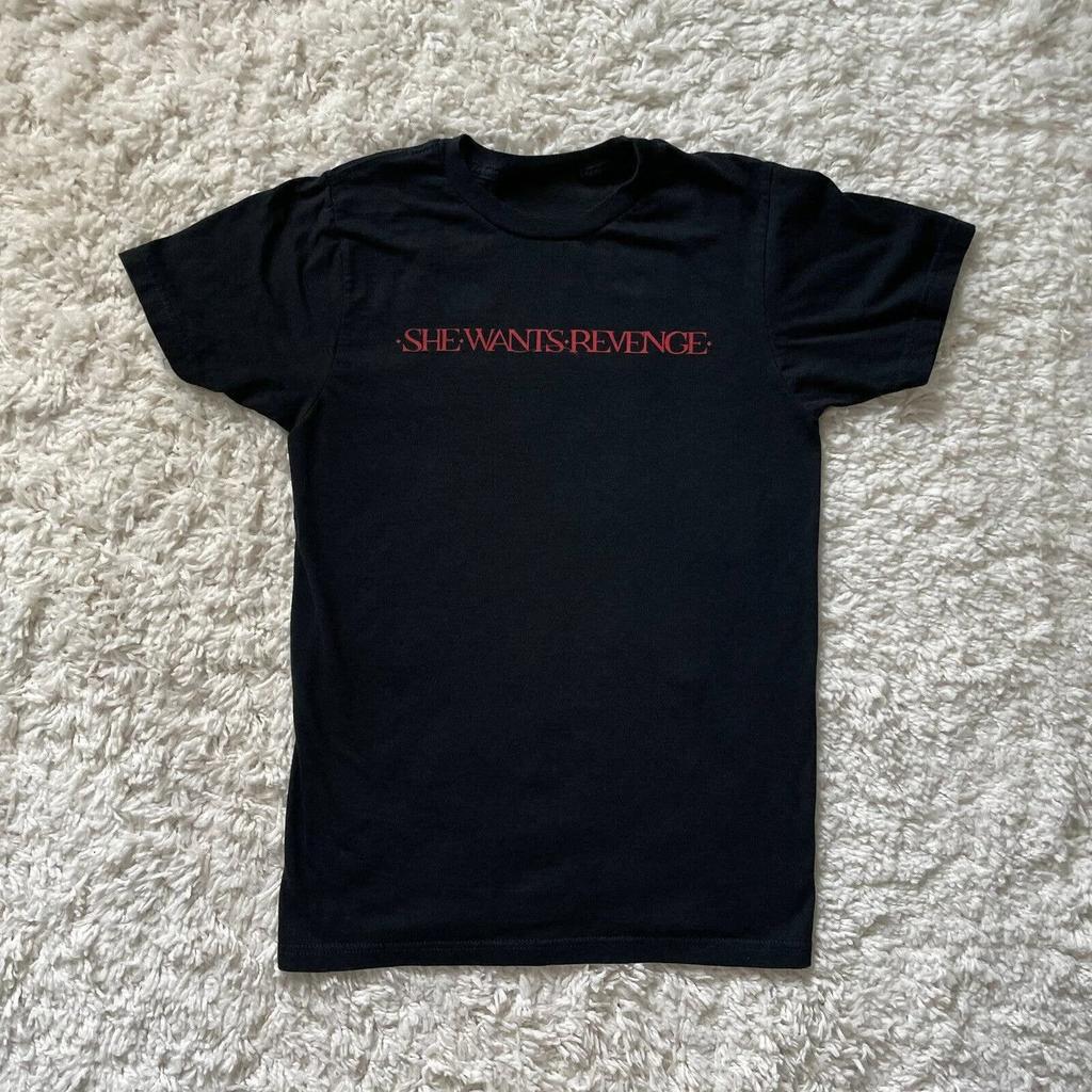 2007 She Wants Revenge This Is Forever Логотип Рок-группы Футболка Плотная Круглый вырез Наряды Смешная Летняя Мода Новое Поступление 2024