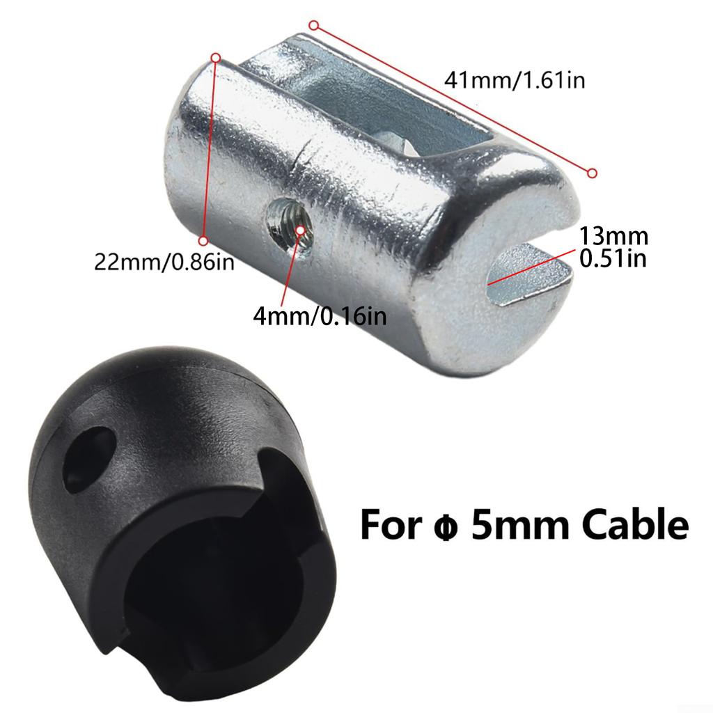 Gym Pulley Machine Cable Stoppers Cable Balls Stopper Strength Training Gym Equipment Parts for Fitness Home Workout