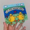 Cartoon Creative Keychain Plastic Couple Keychains Durable Duckling Keychain Bag Accessories