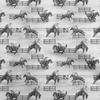 Cotton Flex Gray Fabric Cowboy Fabric For Sewing Printed Craft Fabric By The Yard 40 Inch