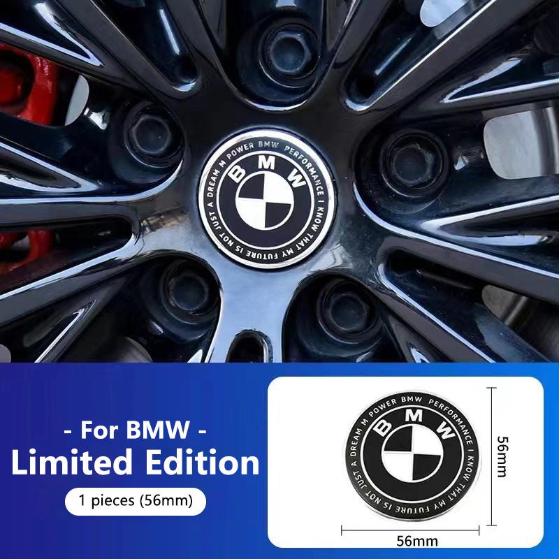 BBKD8 1/4/7Pcs Car Front Rear Logo Hub Center Cover Steering Wheel Center Cover For BMW M E46 E36 E34 F10 E90 E60 F30 E53 E30 E92 E87