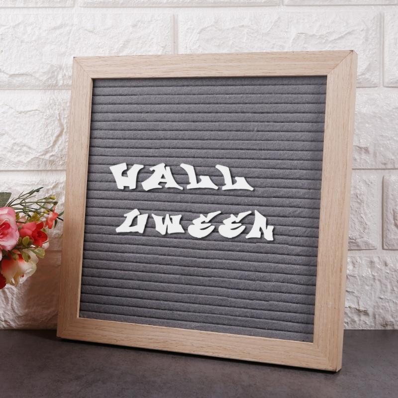 2 Sheets Halloween Letters for Felts Letter Board Message Board Letterboard Plastic Letters for Festival Decorations