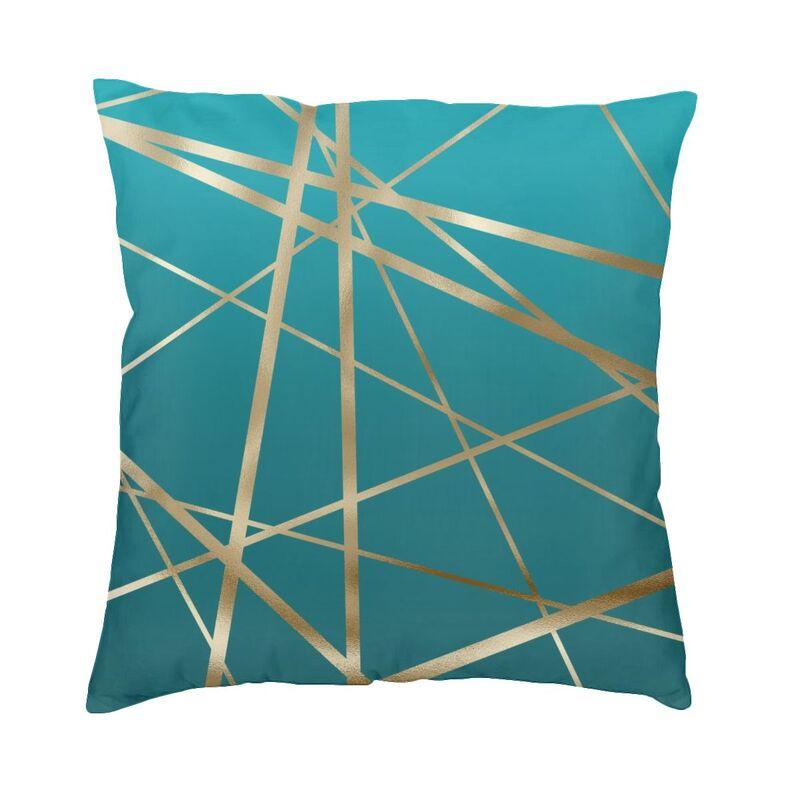 Пледы на подушки с геометрическим зигзагообразным шевронным узором, домашние декоративные чехлы для подушек с абстрактной геометрией, квадратные наволочки для дивана и автомобиля