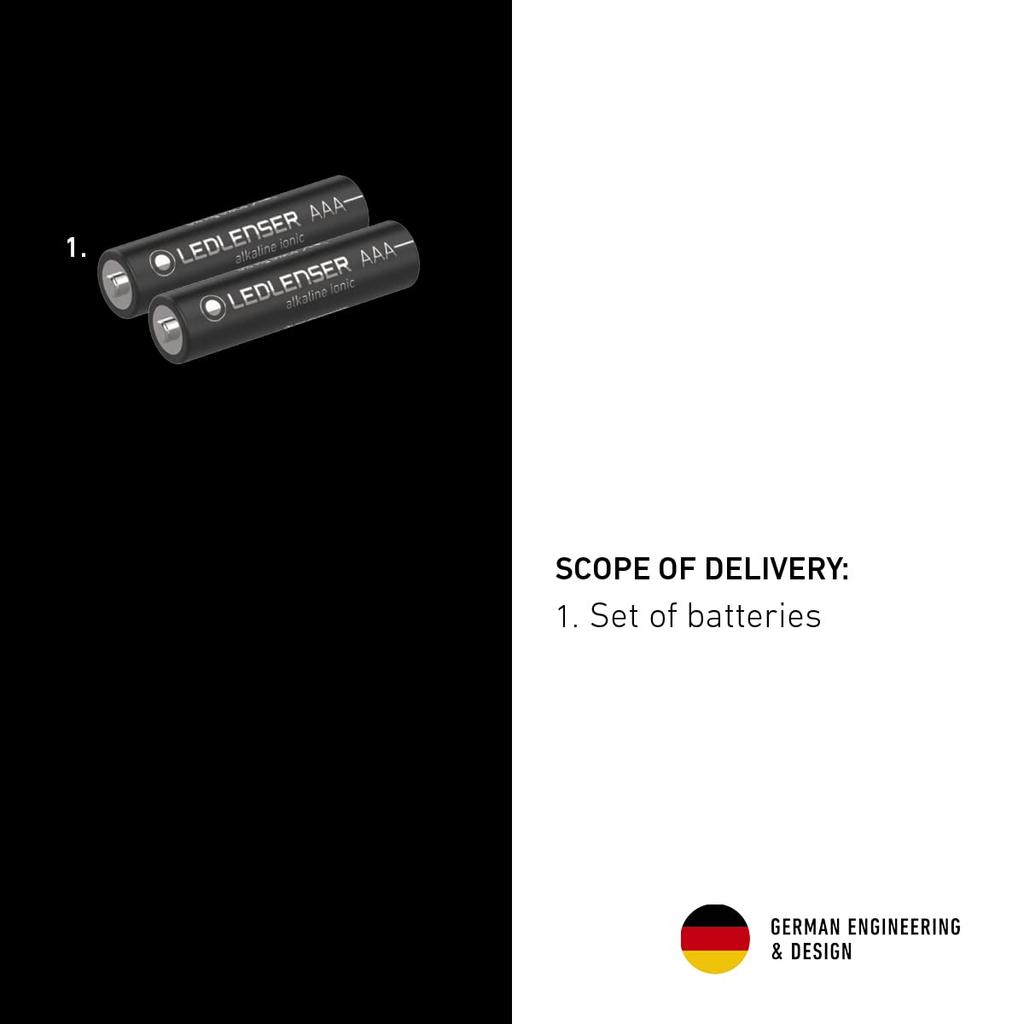 Ledlenser W2 Рабочий Рабочий Рабочий Ручка Ручка Батарея 2 Батарейки АА 502808 Японский Свет, Свет, Тип, Свет, Управляемый, [Оригинальный Продукт]