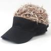 Hot Sale Men's Empty Top Visor Cap Fashion Decorate Wig Hat Women And Men Summer Funny Cap
