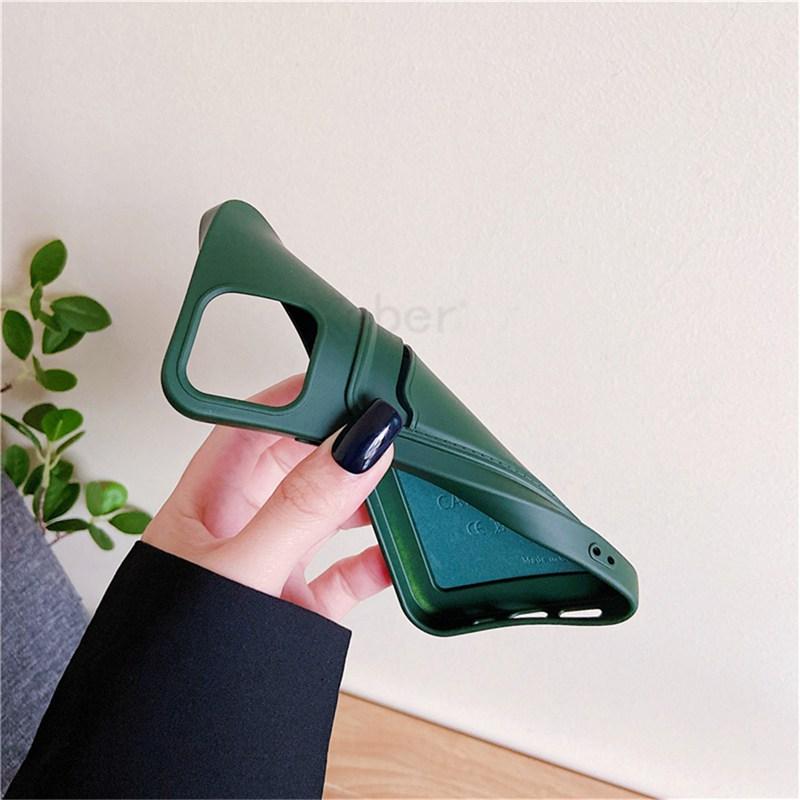 Мягкий силиконовый чехол для телефона для iPhone 13 Pro Max 12 11 слотов для карт, карманный кошелек, задняя крышка для Samsung S21 A32 Xiaomi Poco M3 Pro Redmi 9T